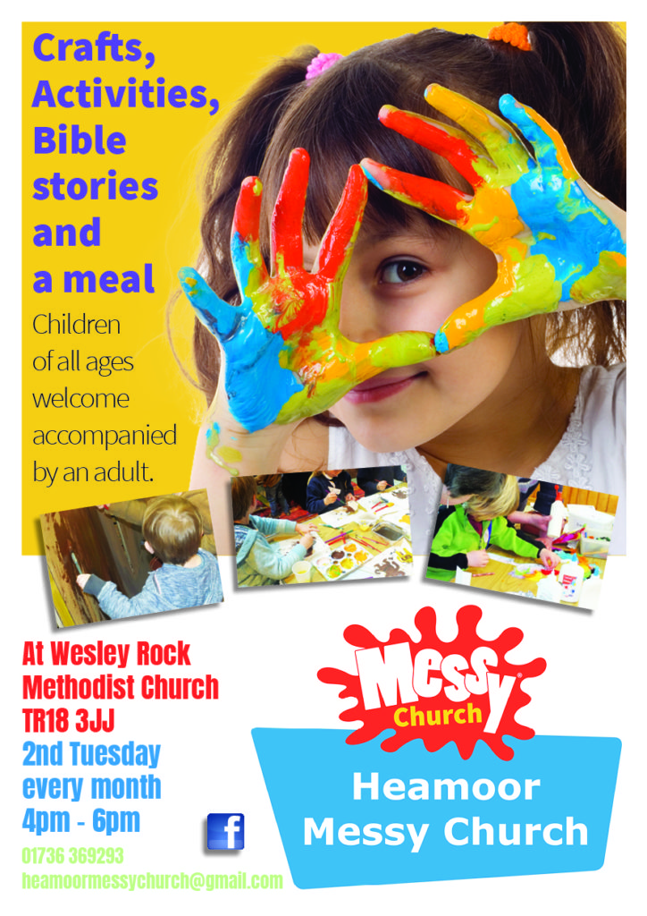 Messy Church, 2nd Tuesday every month